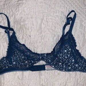 Free people blue lace bralette!